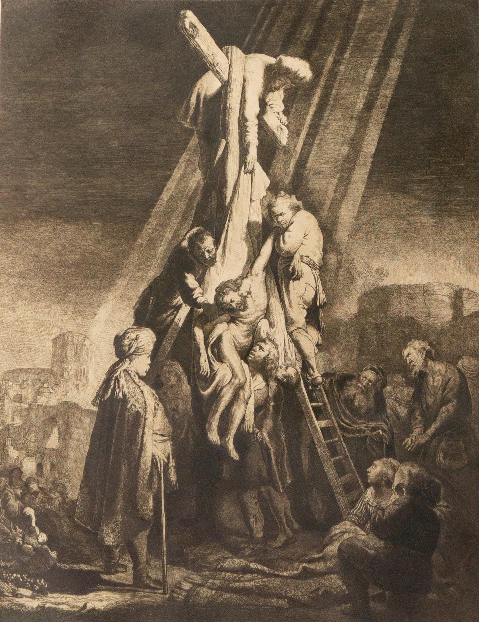 Rembrandt (1606-1669), "Descent from the Cross" (1 of 3)