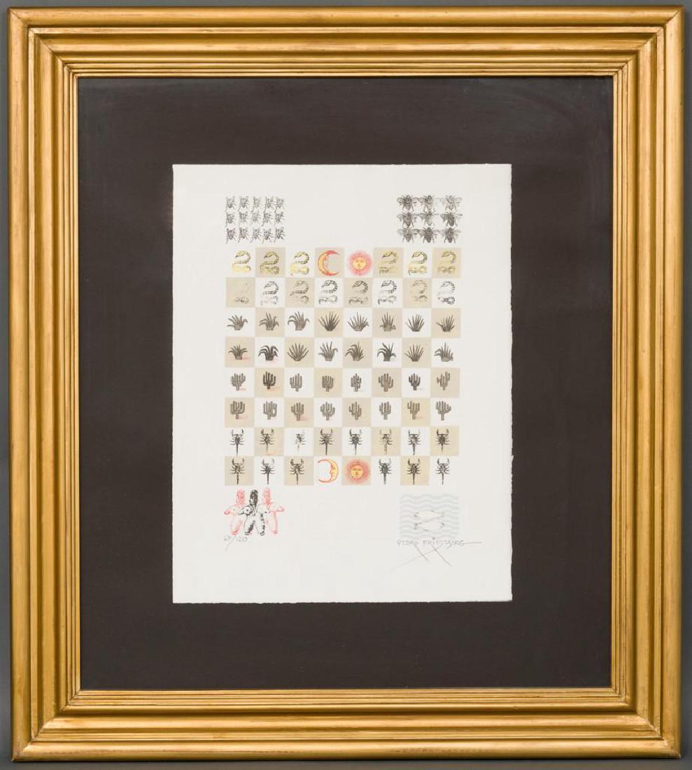 Pedro Friedeberg (b. 1936), Botanical Serigraph, 67/120: Pedro Friedeberg (Mexican, b. 1936), Botanical Serigraph, 67/120, 1997, from the series "Diez Artistas y un Poeta en Pro de las Plantas Amenazadas de Mexico", printed at the studio of Jan Hendrix, pap