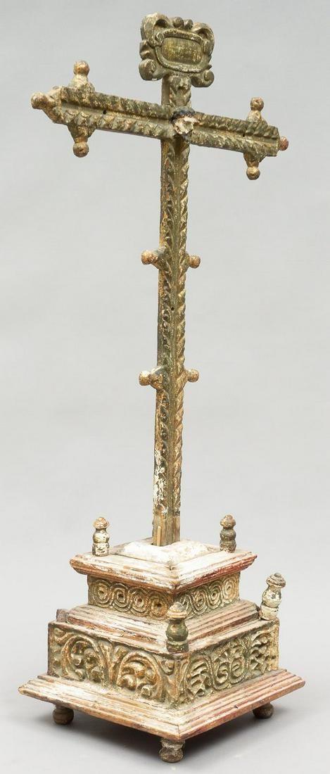 19th C. Mexican Folk Art Crucifix (1 of 3)