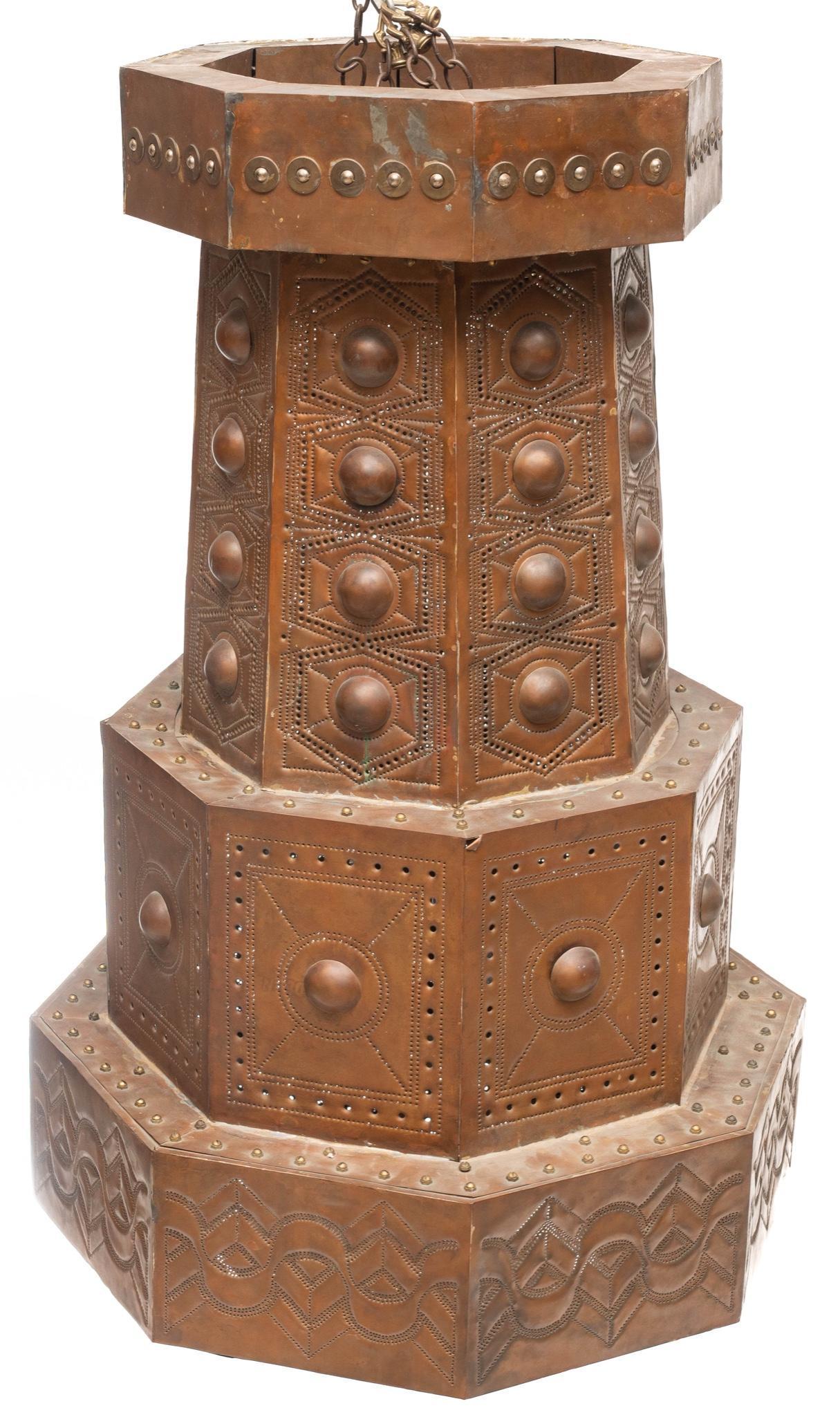 Isaac Maxwell (San Antonio, TX) Copper Light Fixture (1 of 3)