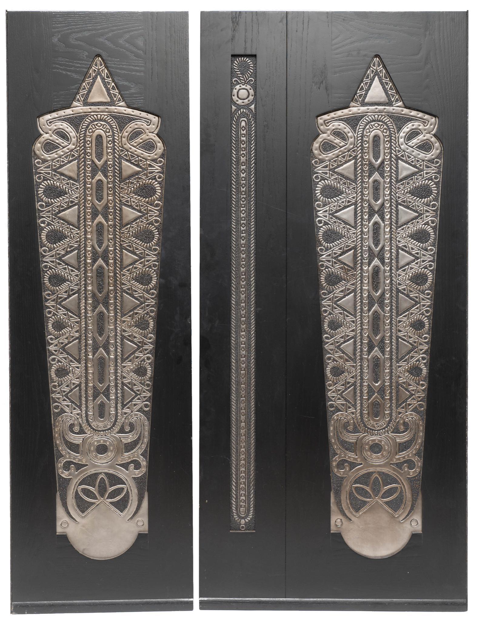 Pair of Isaac Maxwell (San Antonio, TX) Panel Fronts (1 of 5)