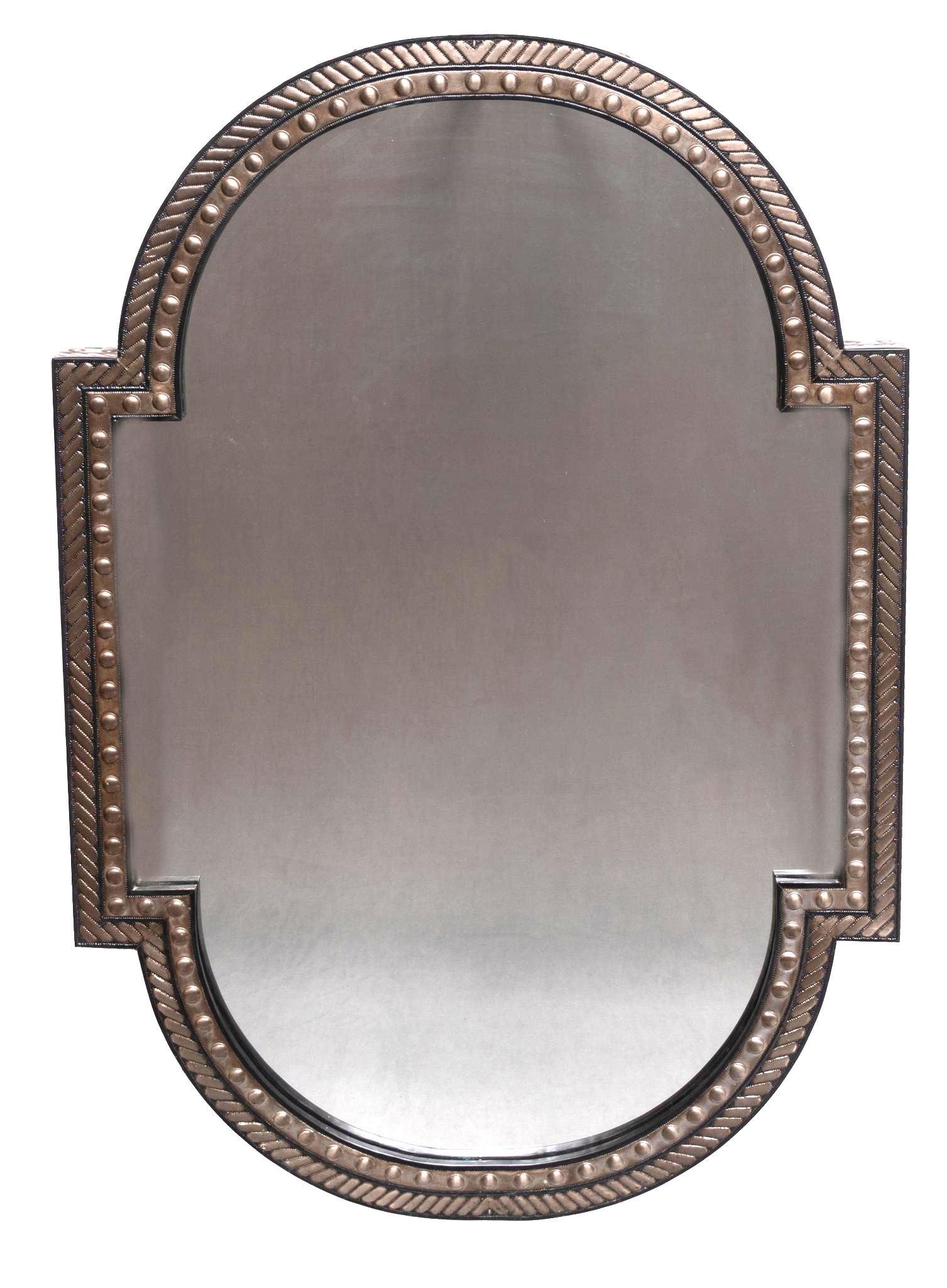 Isaac Maxwell (San Antonio, TX) Punched Metal Mirror (1 of 2)
