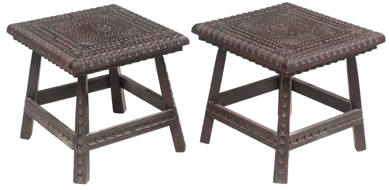 Pair of Spanish Colonial Era Side Tables (1 of 4)