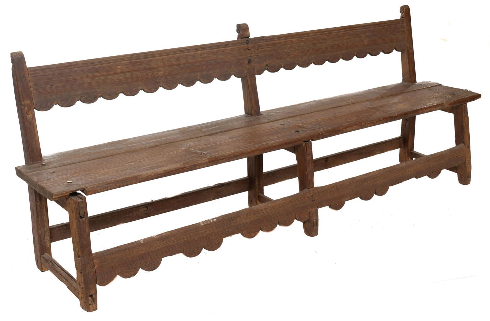 Spanish Colonial Era Hallway Bench (1 of 3)