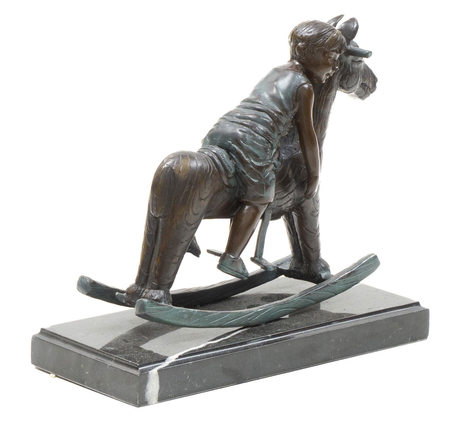 Jim Davidson Foundry, Boy on Rocking Horse (1 of 3)