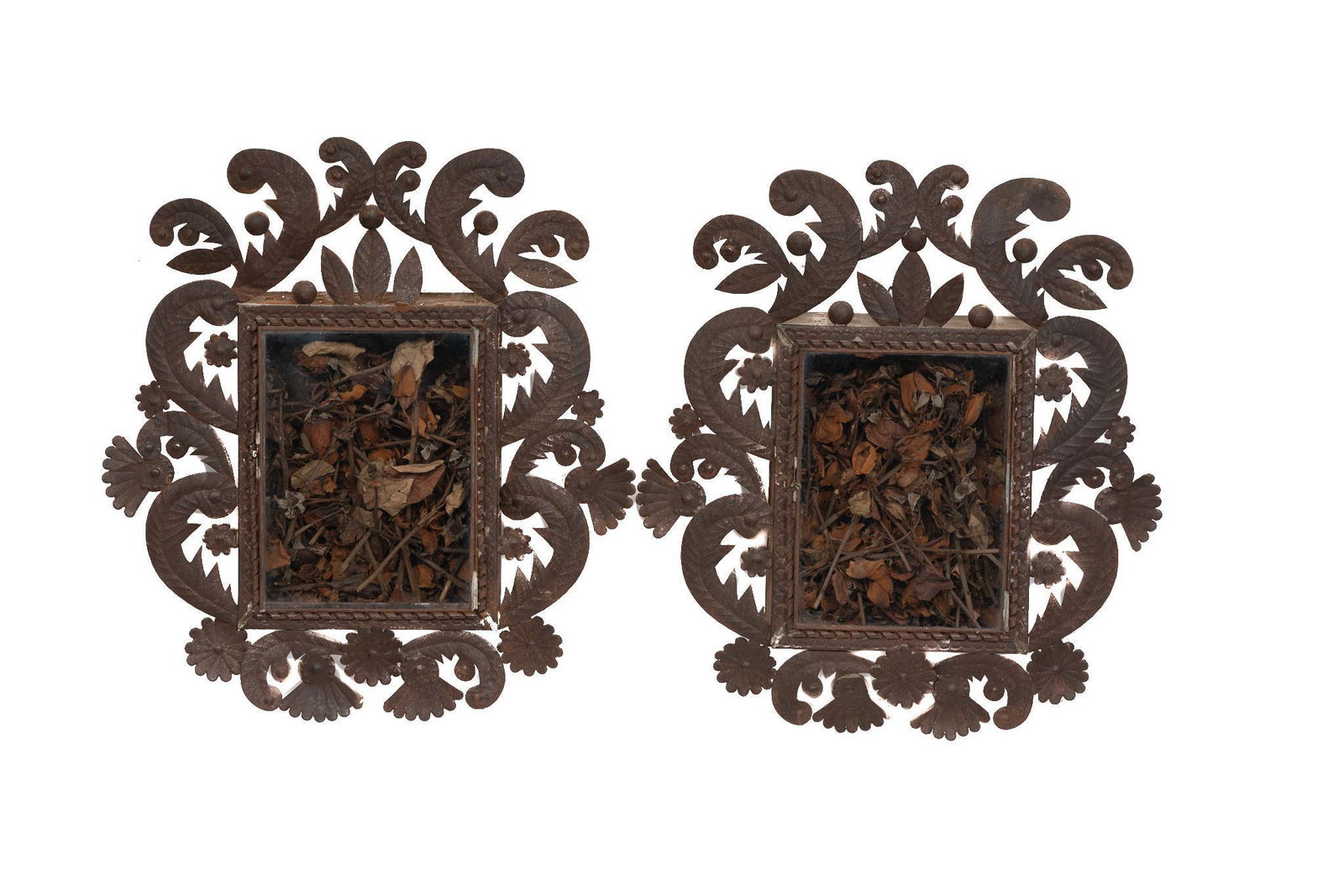 Vintage Mexican Flower Shadow Boxes (1 of 5)