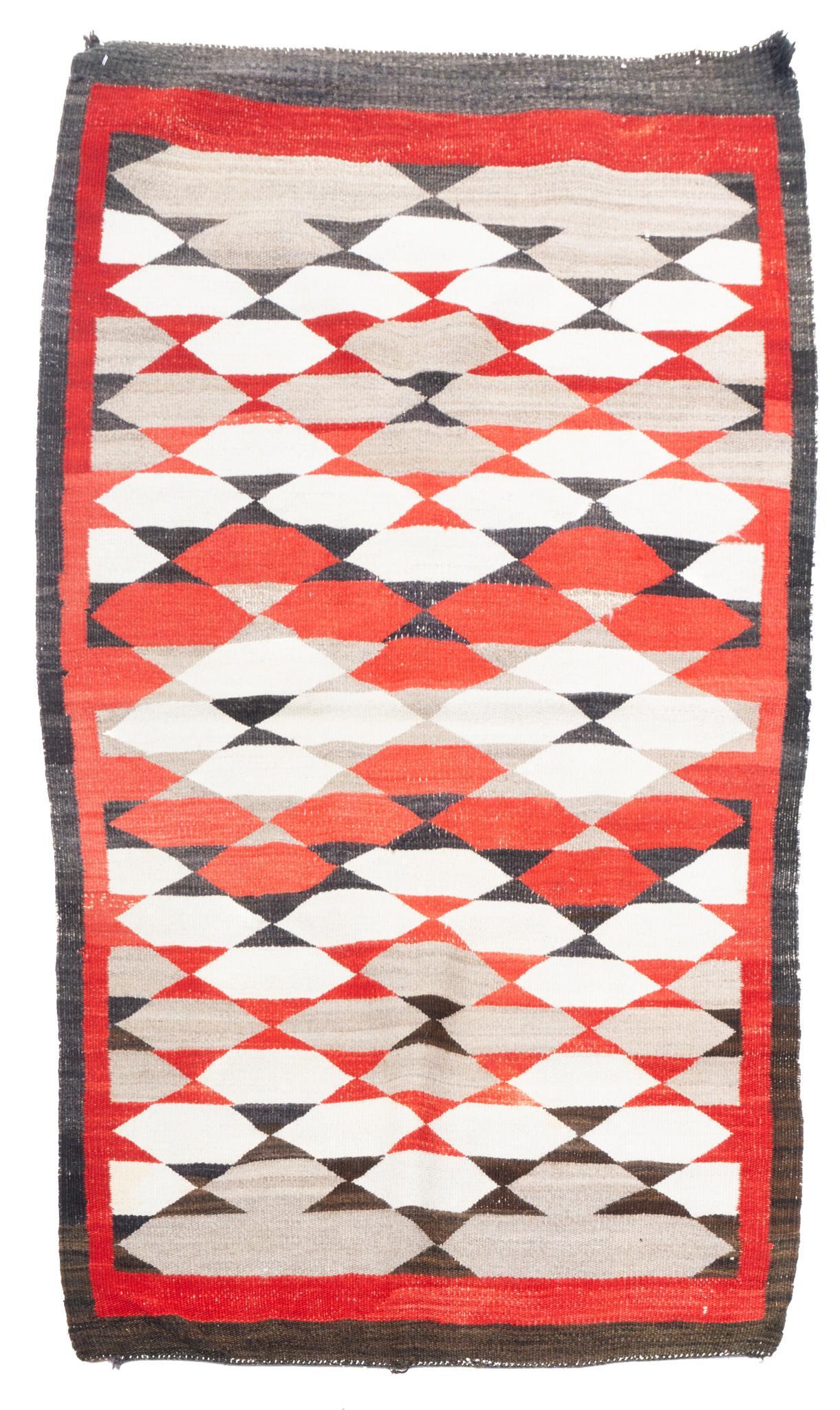 Handwoven Mexican Rug, 5'2" x 3'1" (1 of 2)