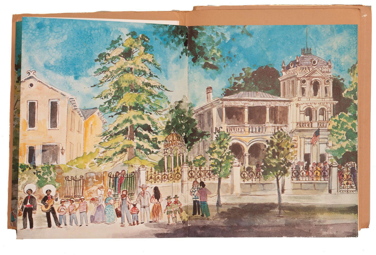 "Caroline Shelton Paints: King William Street", Pair (1 of 6)