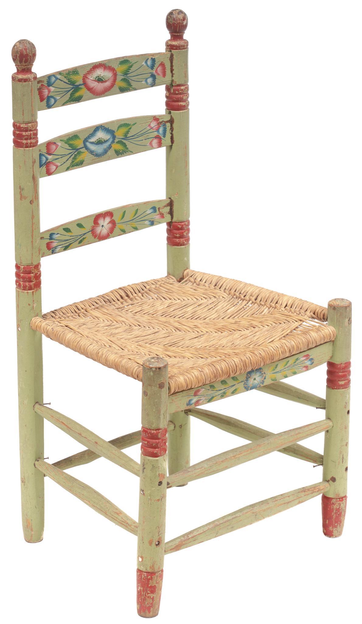 Vintage Mexican Folk Art Side Chair (1 of 3)