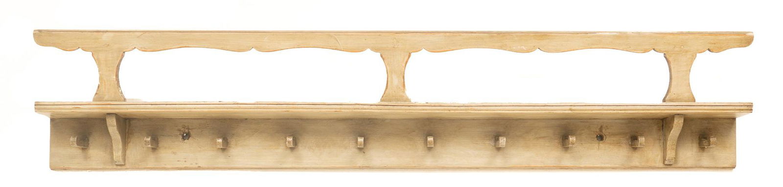 Rustic Wooden Wall Rack (1 of 2)