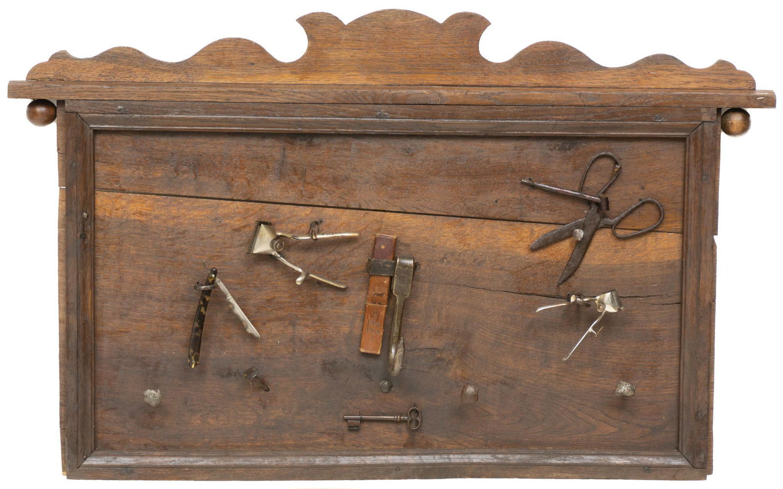 Rustic Barber Shop Tool Display (1 of 5)