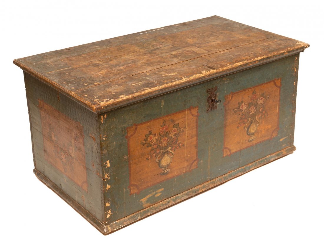 Mexican Folk Art Marriage Trunk (1 of 3)