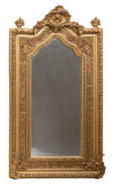 French Empire Gilt Framed Mirror