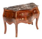 Marble Top Ormolu Bombe Chest