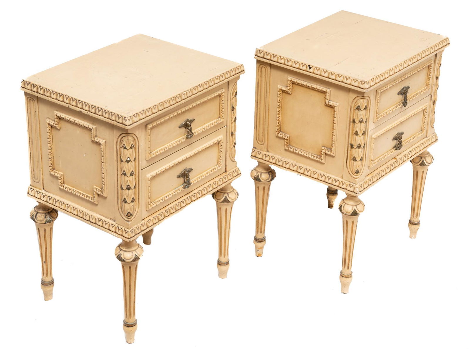 Pair of French Provincial Night Stands (1 of 4)
