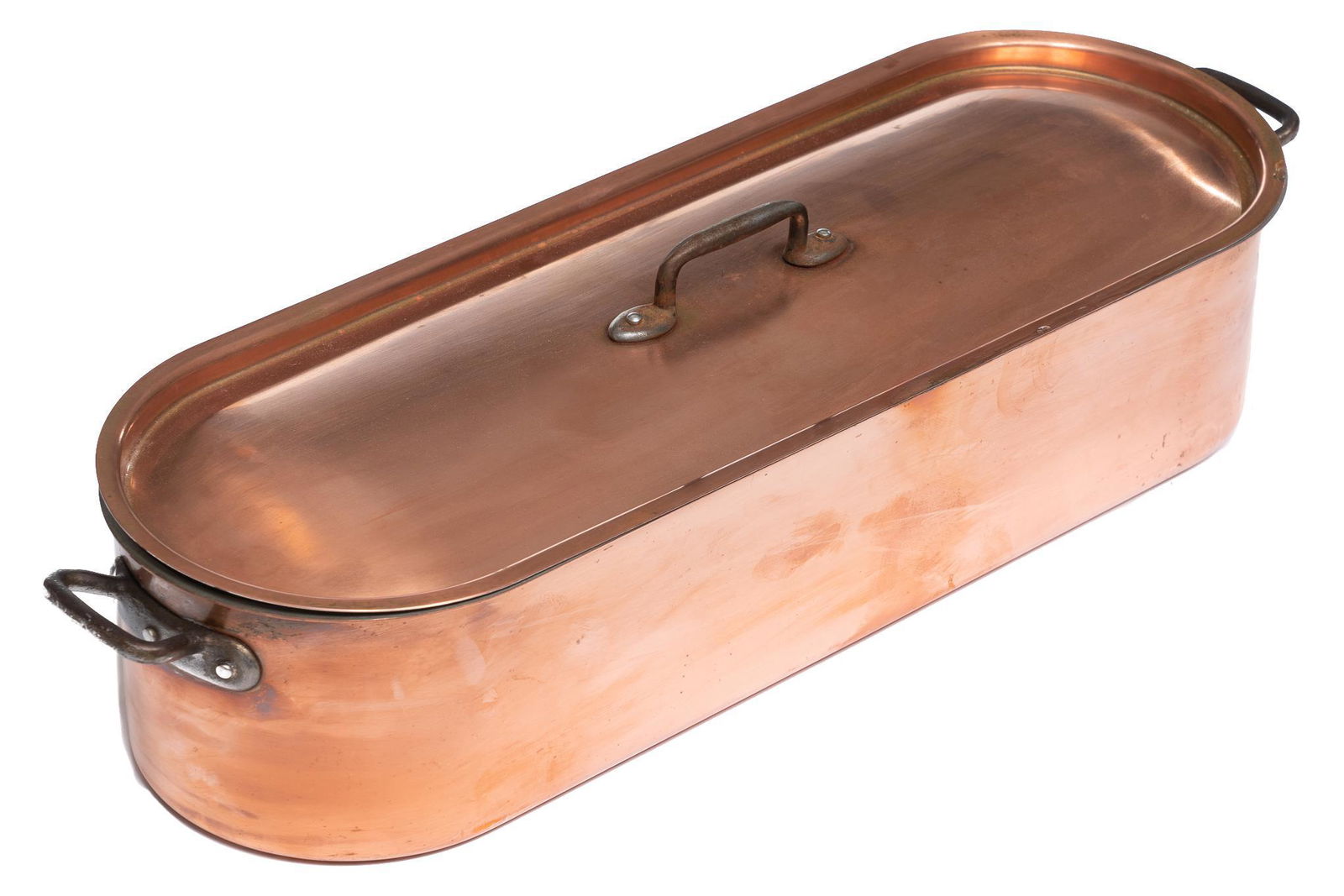 Vintage Farmhouse Lidded Copper Dish (1 of 4)