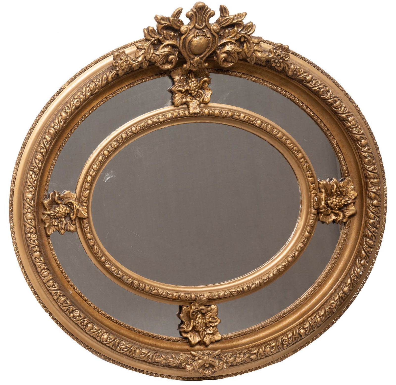 French Empire Gilt Framed Mirror (1 of 4)