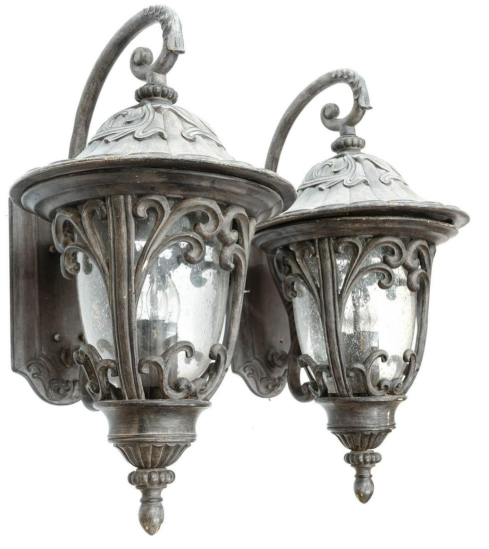 Pair of Vintage Italian Blown Glass Sconces (1 of 2)