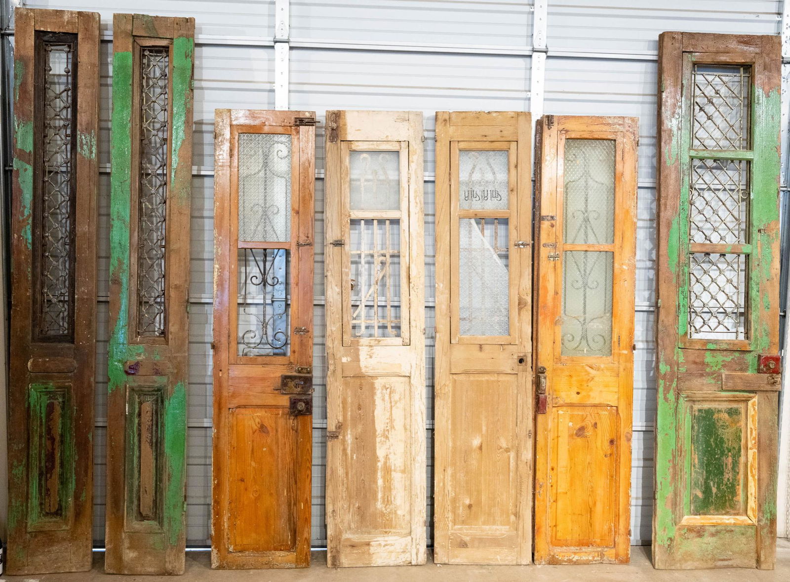 Lot of 7 Rustic Architectural Doors (1 of 3)