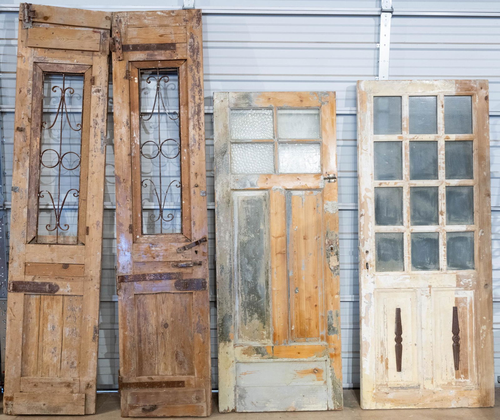 Set of 4 Rustic Architectural Doors (1 of 2)