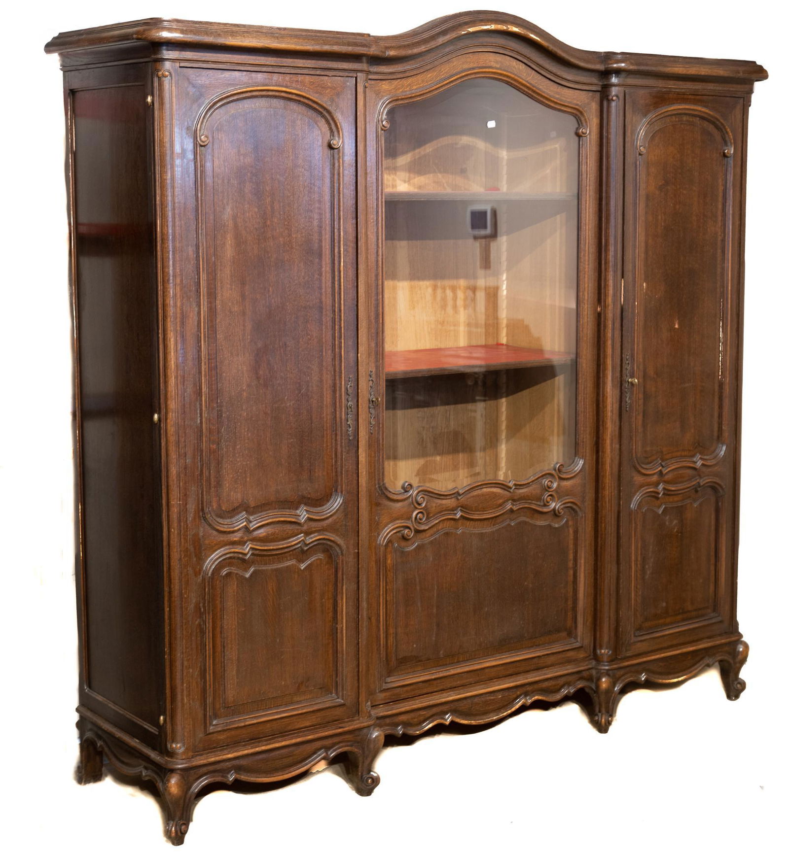 Louis XV Style Glazed Bookcase (1 of 3)