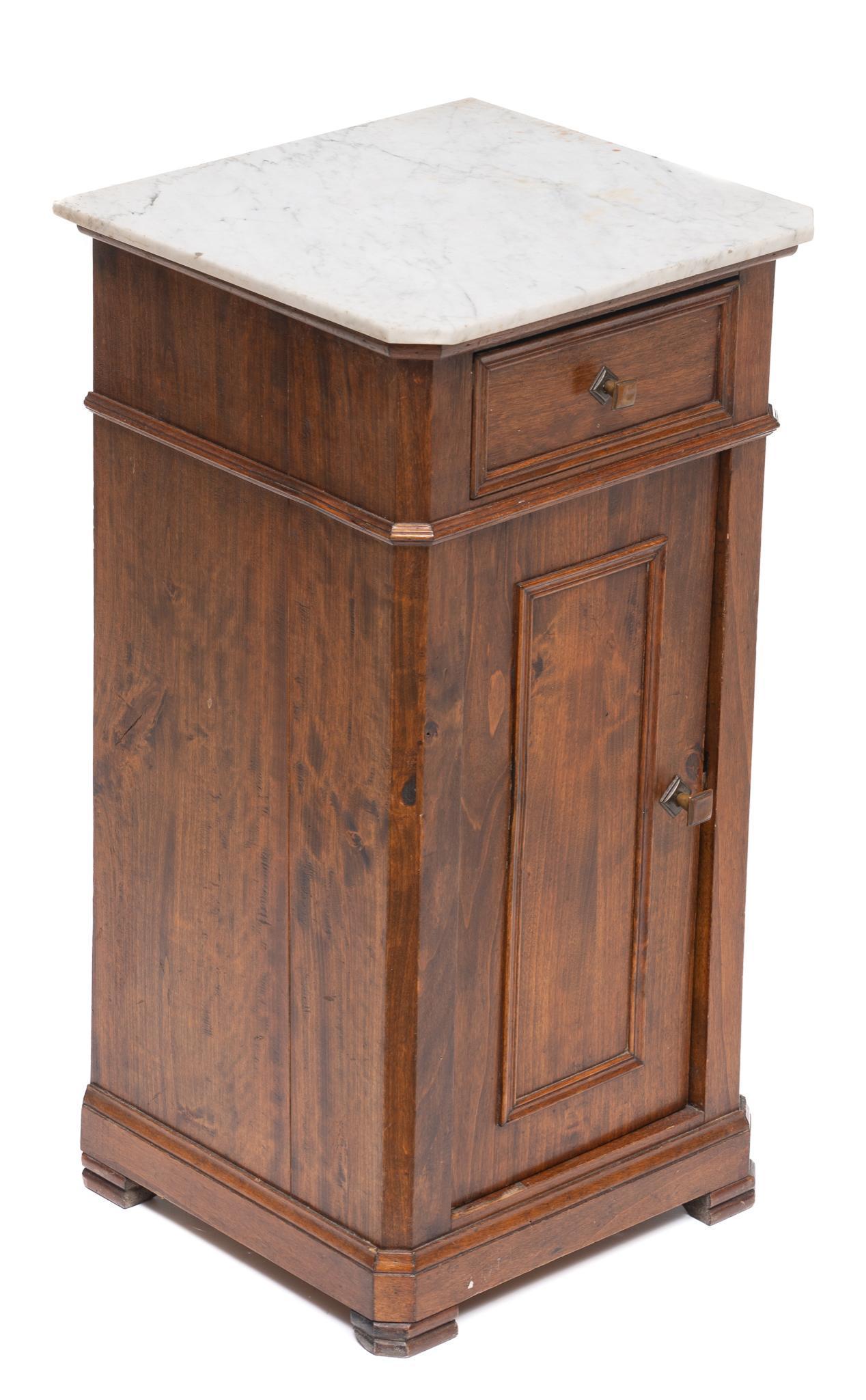 Marble Top Night Stand (1 of 4)