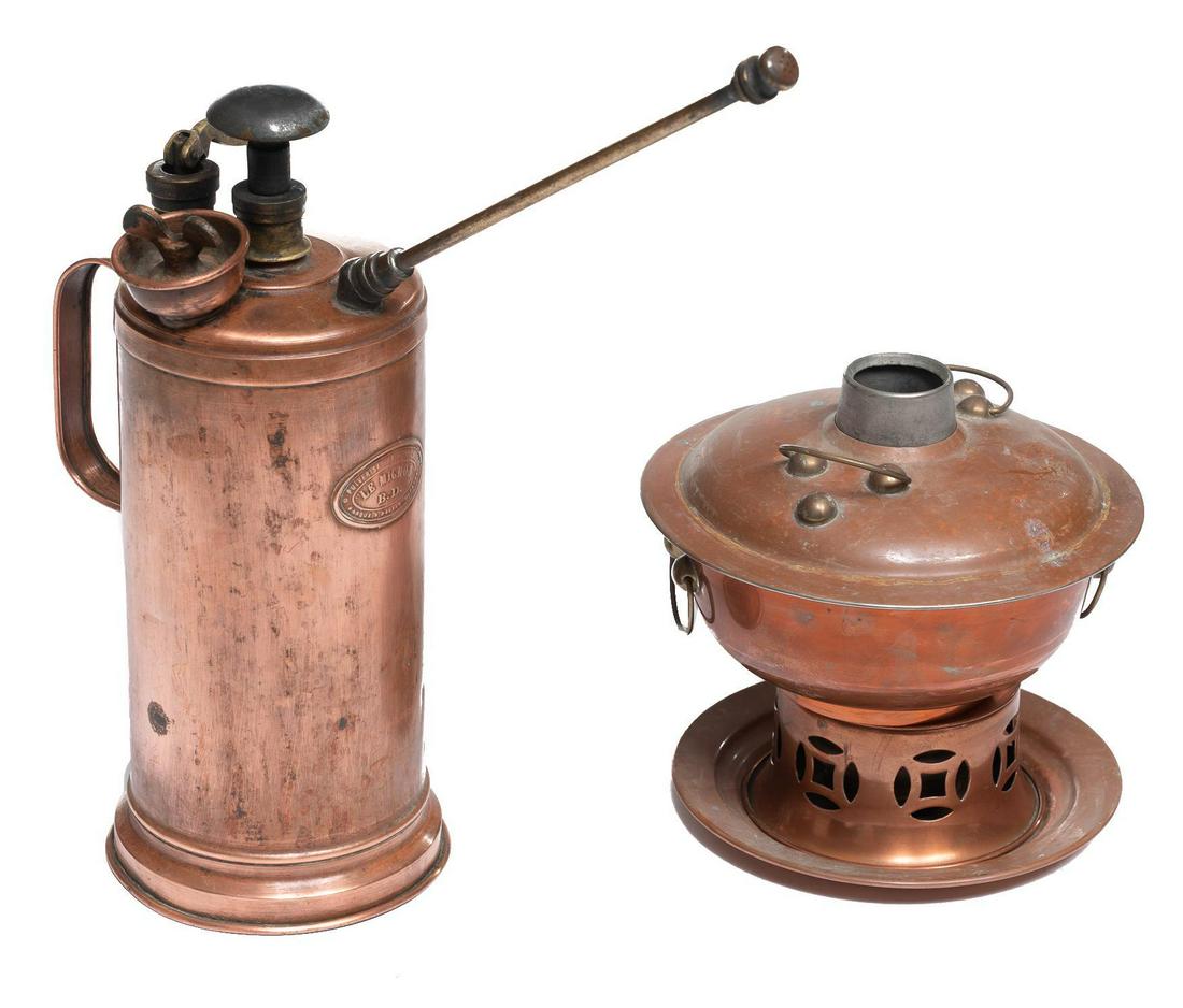Pair of Vintage Farmhouse Copper Goods (1 of 3)