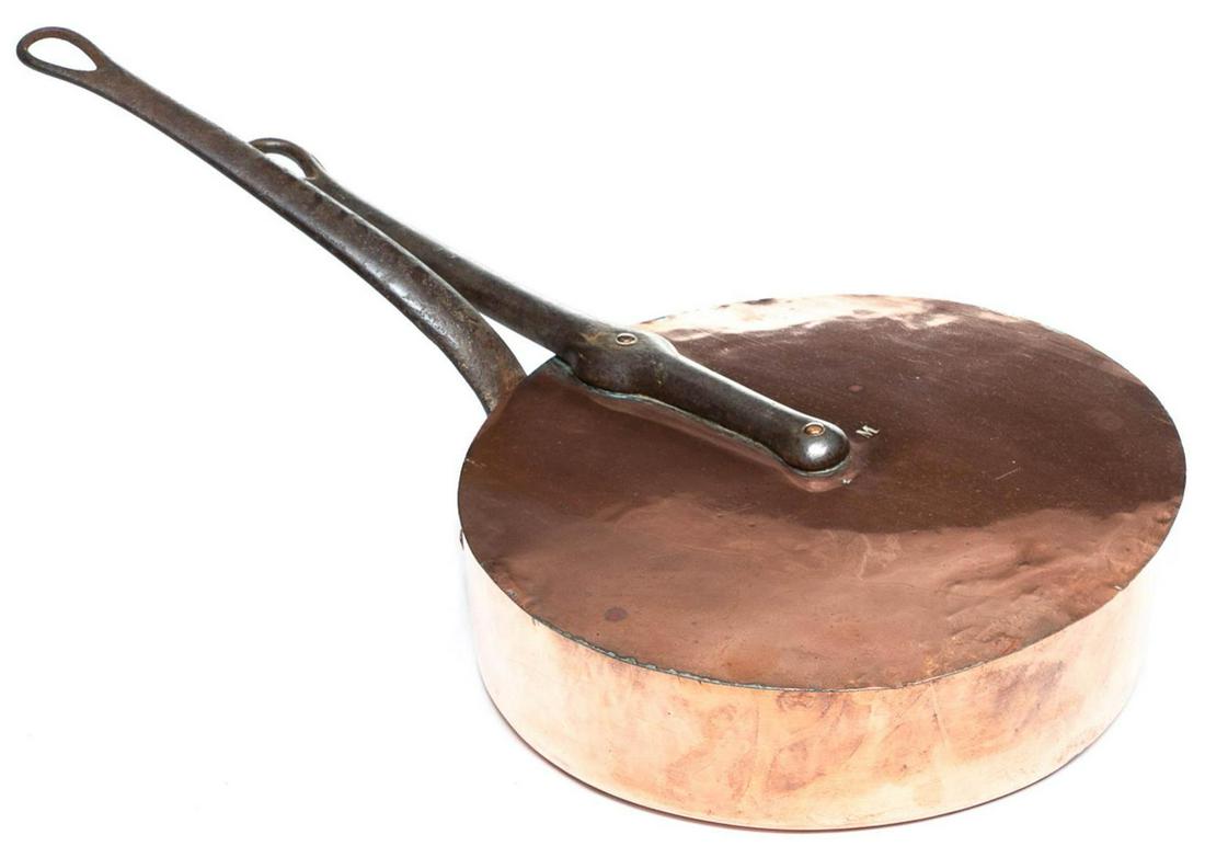 Vintage Farmhouse Lidded Copper Pan (1 of 5)