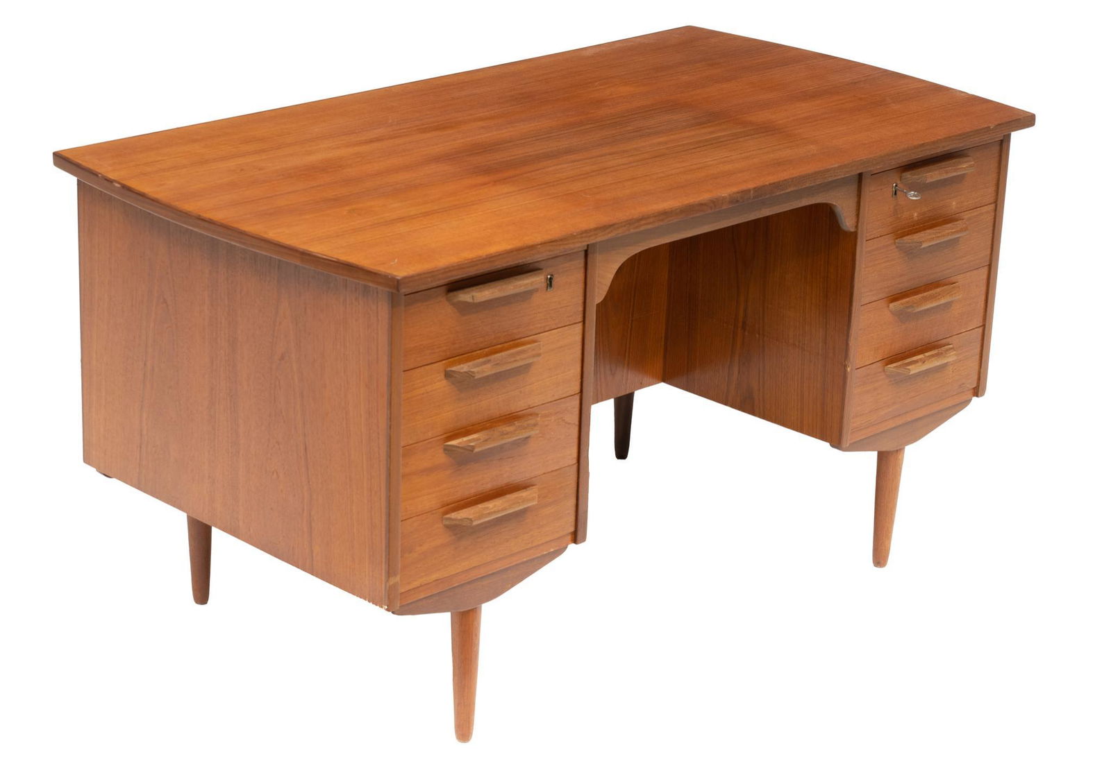 Mid-Century Knee Hole Desk (1 of 4)