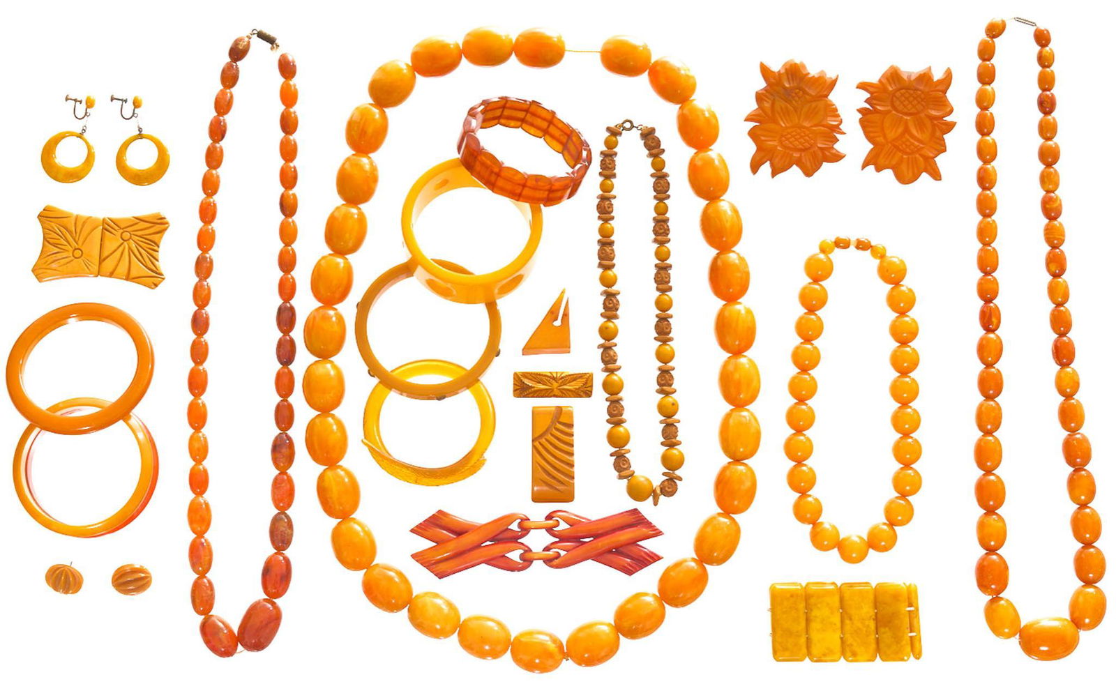 Lot of Vintage Bakelite and Lucite Jewelry (1 of 13)