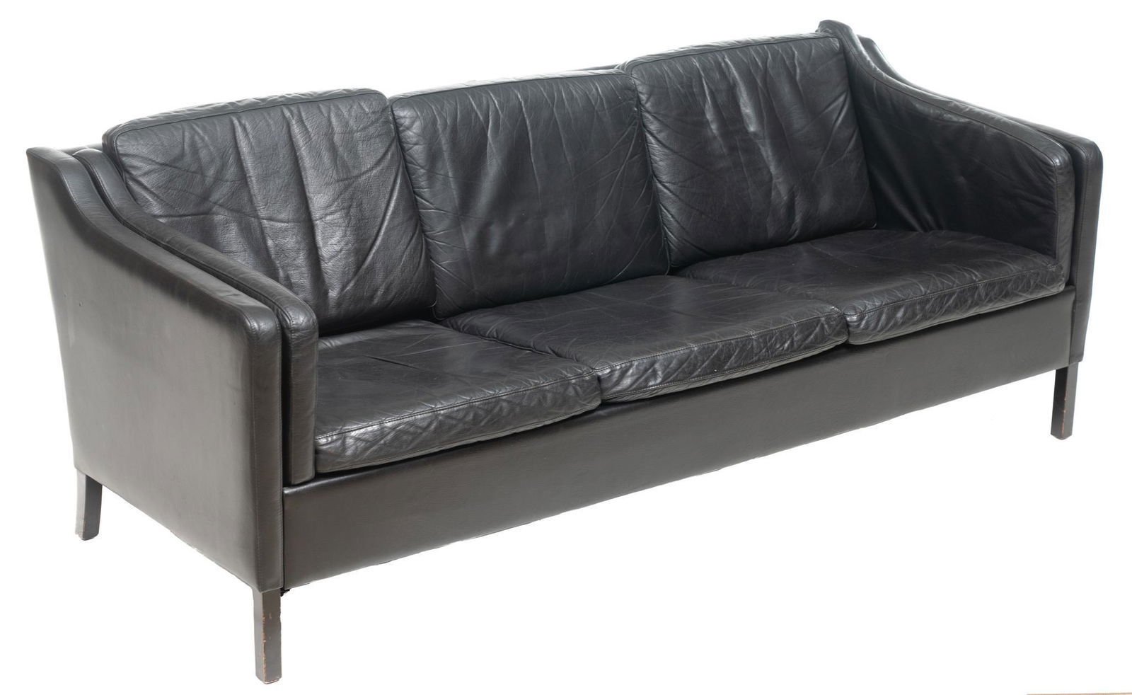 Danish Mid-Century Leather Sofa (1 of 3)