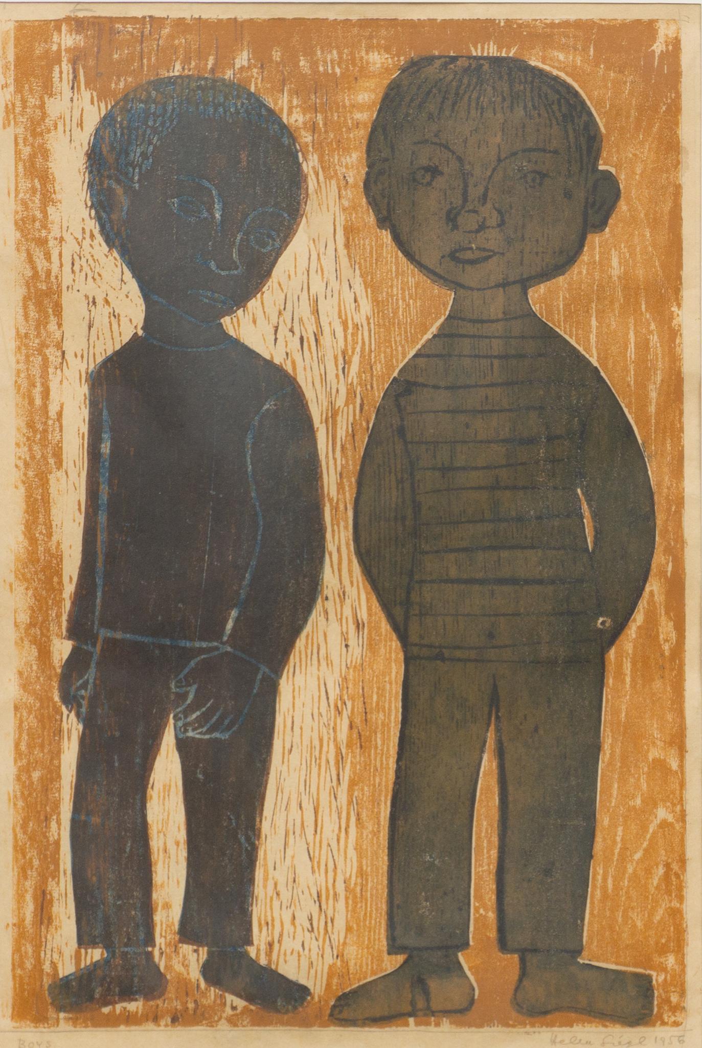 Helen Siegl (1924-2009), "Boys", 1956 (1 of 4)