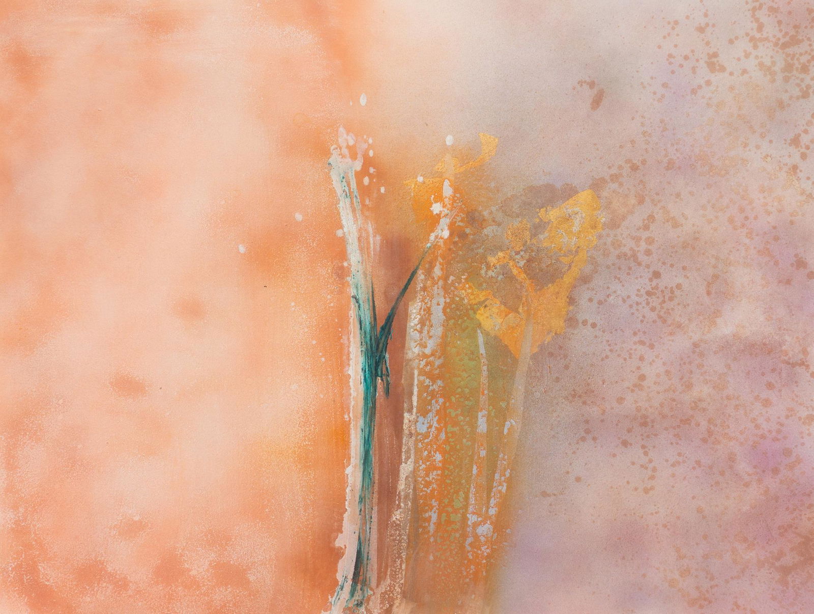 Abstract, Mixed Media on Paper (1 of 3)