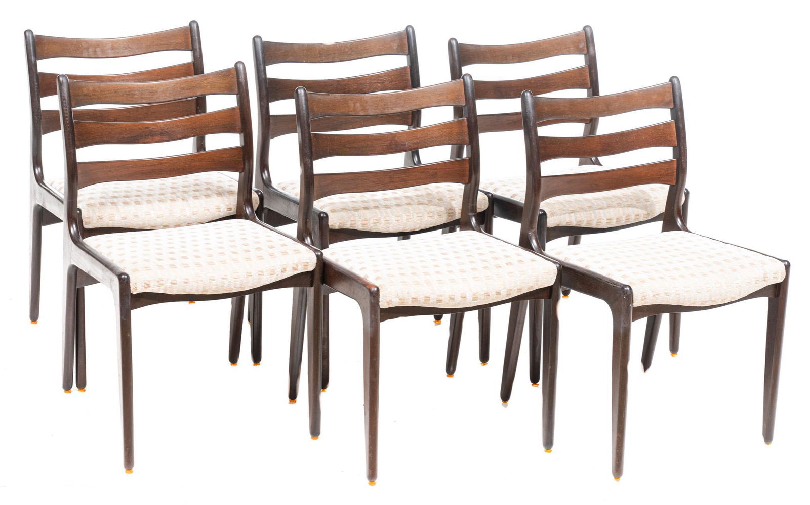 Set of 6 Danish Mid-Century Dining Chairs (1 of 4)