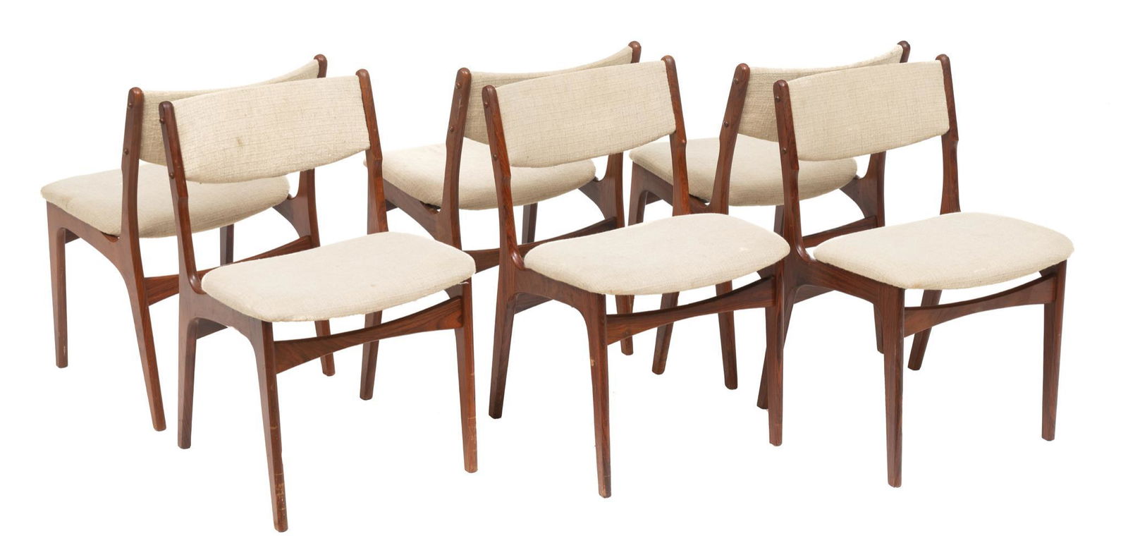 Set of 6 Danish Mid-Century Dining Chairs (1 of 3)