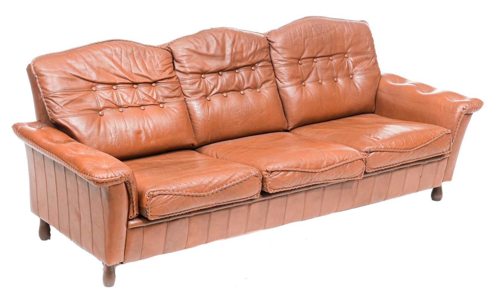 Danish Mid-Century Leather Sofa (1 of 3)