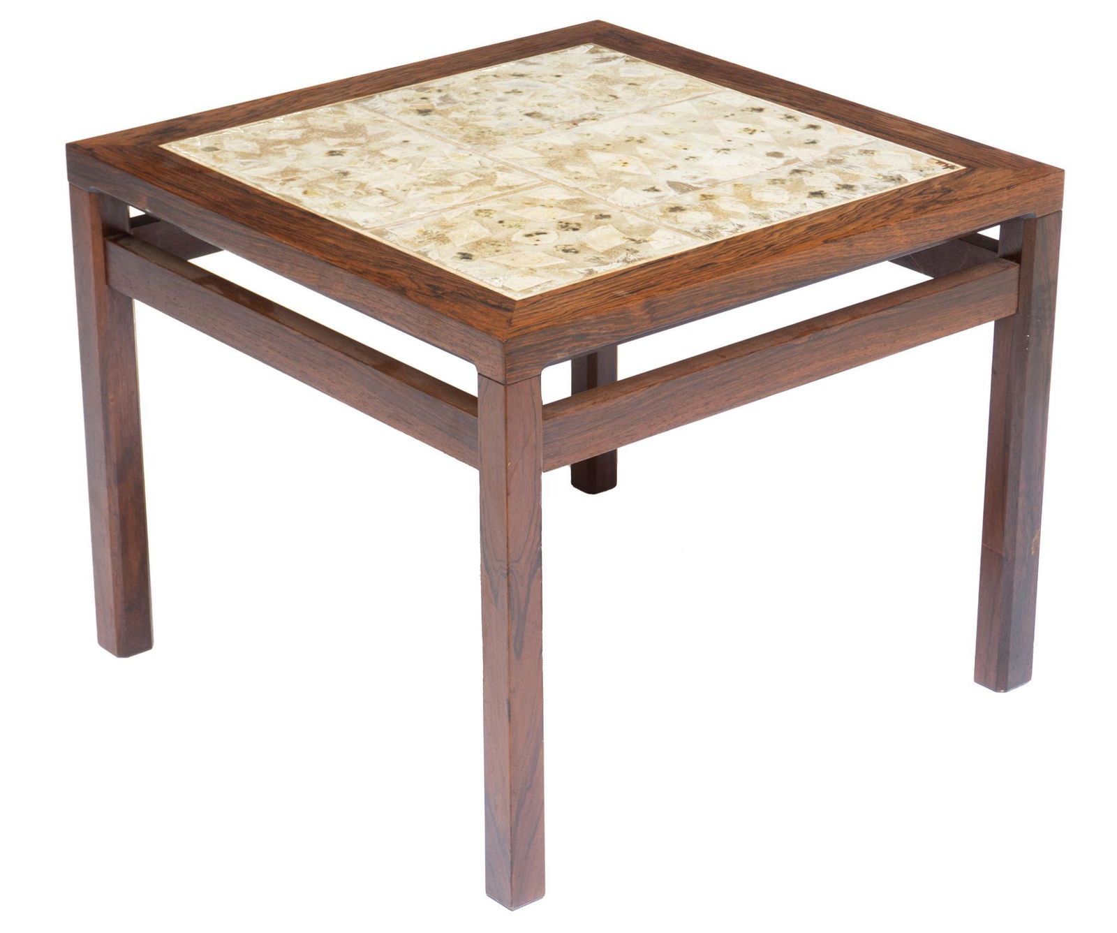 Mid-Century Tile Top Side Table (1 of 3)