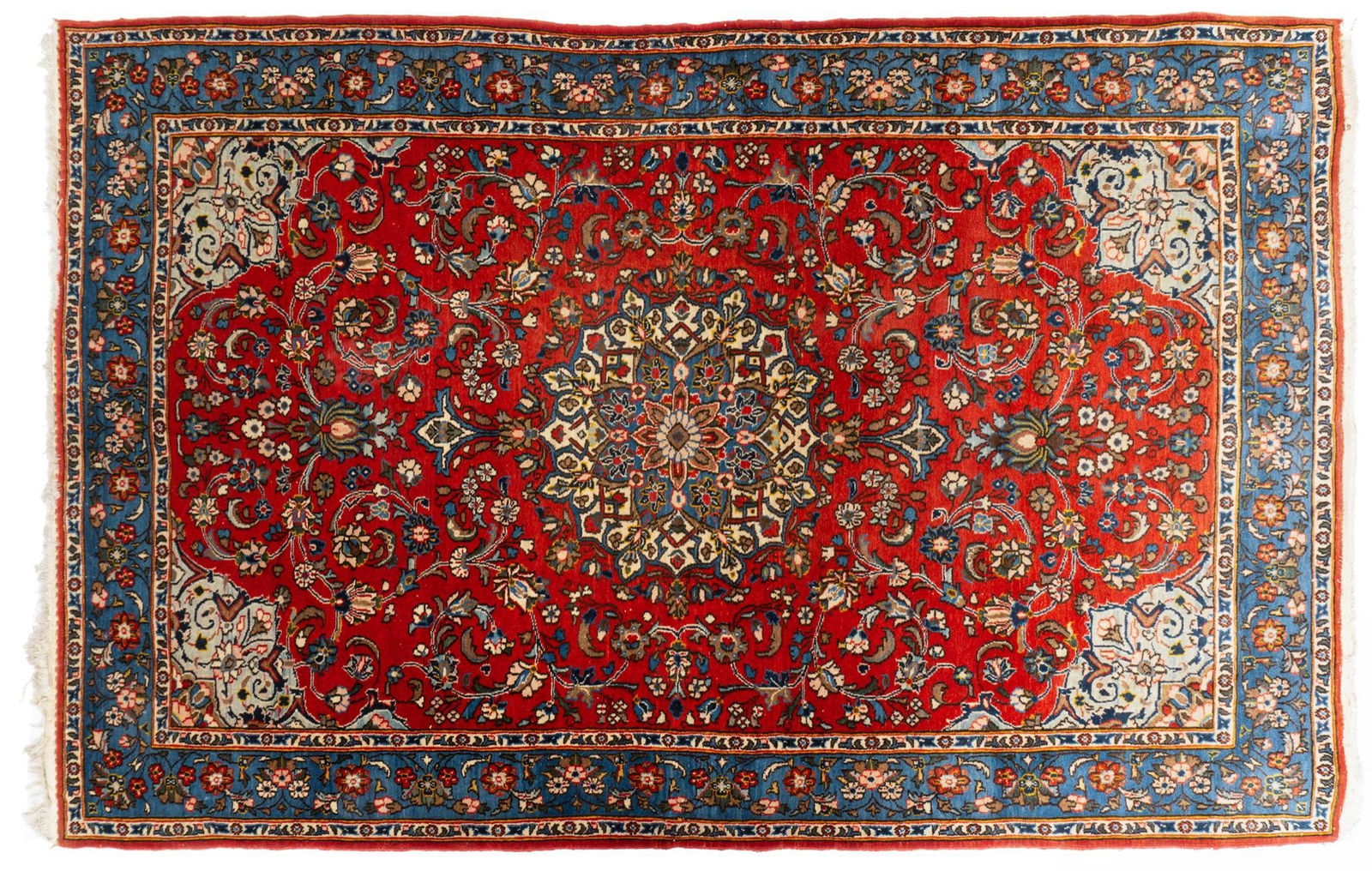 Handwoven Ardebil Style Estate Rug, 7'4" x 4'5" (1 of 3)