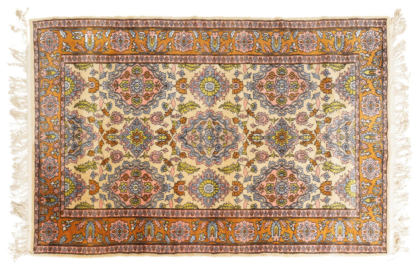 Handwoven Mid-Century Estate Rug, 7'3" x 4'4" (1 of 3)