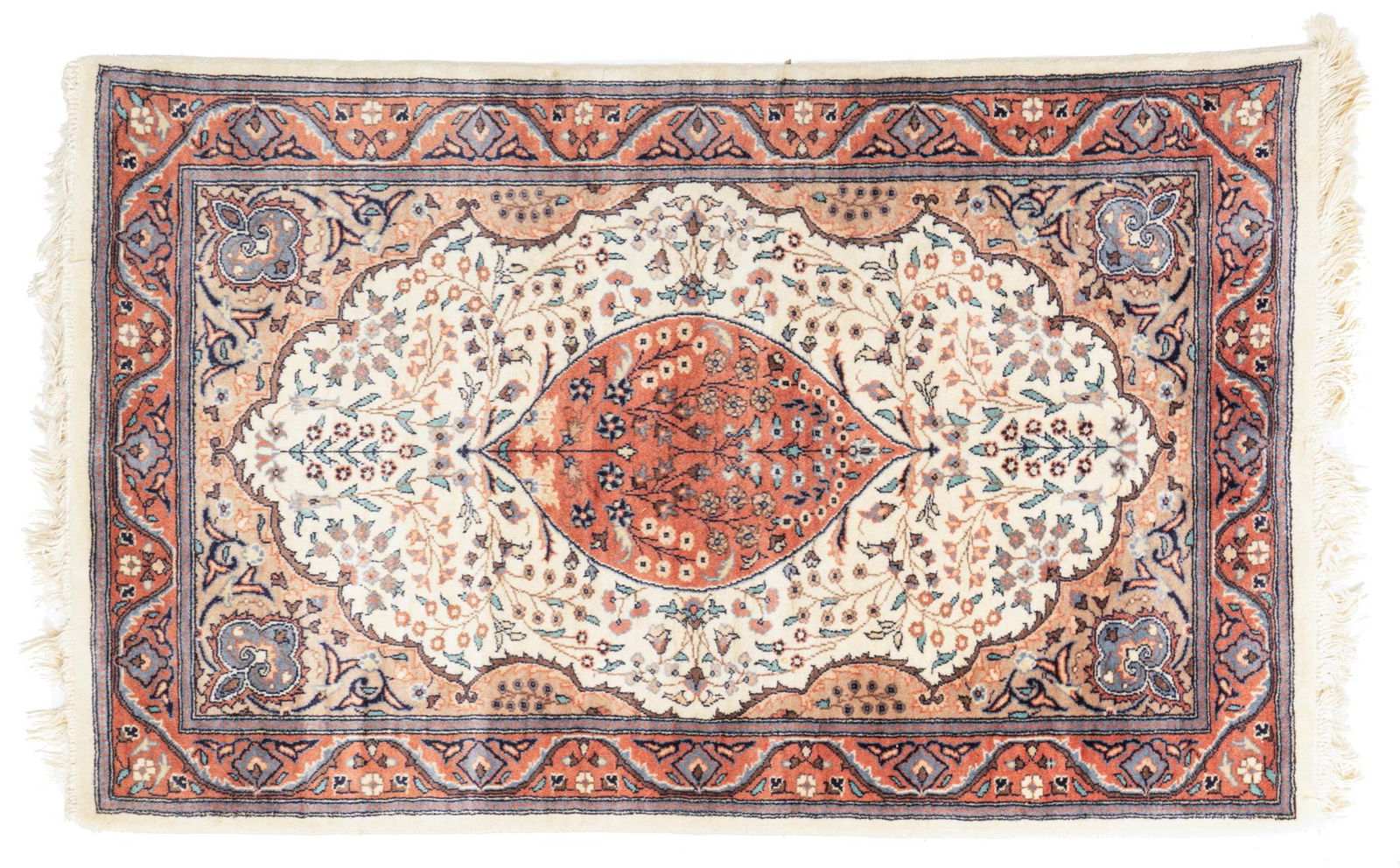 Handwoven Hamadan Style Rug Runner, 4'7" x 2'8" (1 of 3)