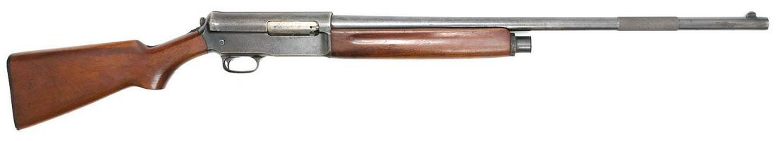 Winchester 1911 SL Autoloader 12-Gauge Shotgun: Serial: 74467 Manufacturer: Winchester Model: 1911 SL Autoloader Caliber: 12 Ga. Barrel length: 25.25" Condition: Fair; gray patina and pitting on receiver and barrel; light rust spots; handling marks