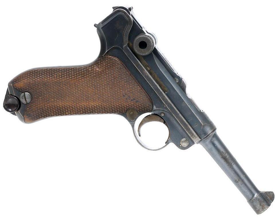 Double Dated & Double Unit Marked Erfurt Luger 9mm: Serial: 5699 Manufacturer: Erfurt Model: Luger (Double Dated "1920" over "1911") Caliber: 9mm luger Barrel length: 4" Condition: Fair; light pitting on barrel and frame; handling marks commensurate wi