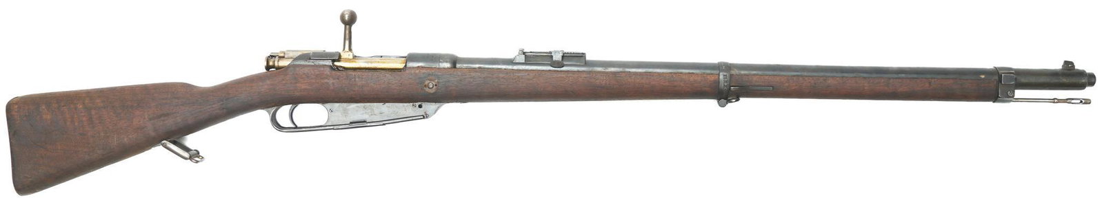 Danzig 1890 Gewehr 88 8mm Mauser Bolt-Action Rifle: Serial: 3970 Manufacturer: Danzig Arsenal (1890) Model: Gewehr 88 Caliber: 8mm Mauser Barrel length: 30" Condition: Fair; fair amount of wear from age & use Provenance: A San Antonio, TX Estate