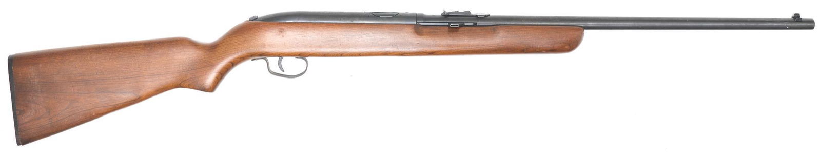 Winchester Model 55 Single Shot .22S/LR Rifle: Serial: N/A Manufacturer: Winchester Model: 55 Caliber: .22S/LR Barrel length: 22" Condition: Fair-Good; regular wear marks in wood stock; rusting on barrel and receiver; bore looks relatively clean