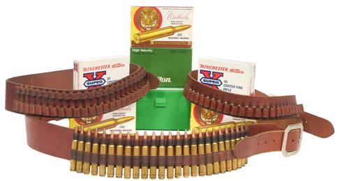 Lot of Approx. 200 Rounds of .340, .300, & .25-06