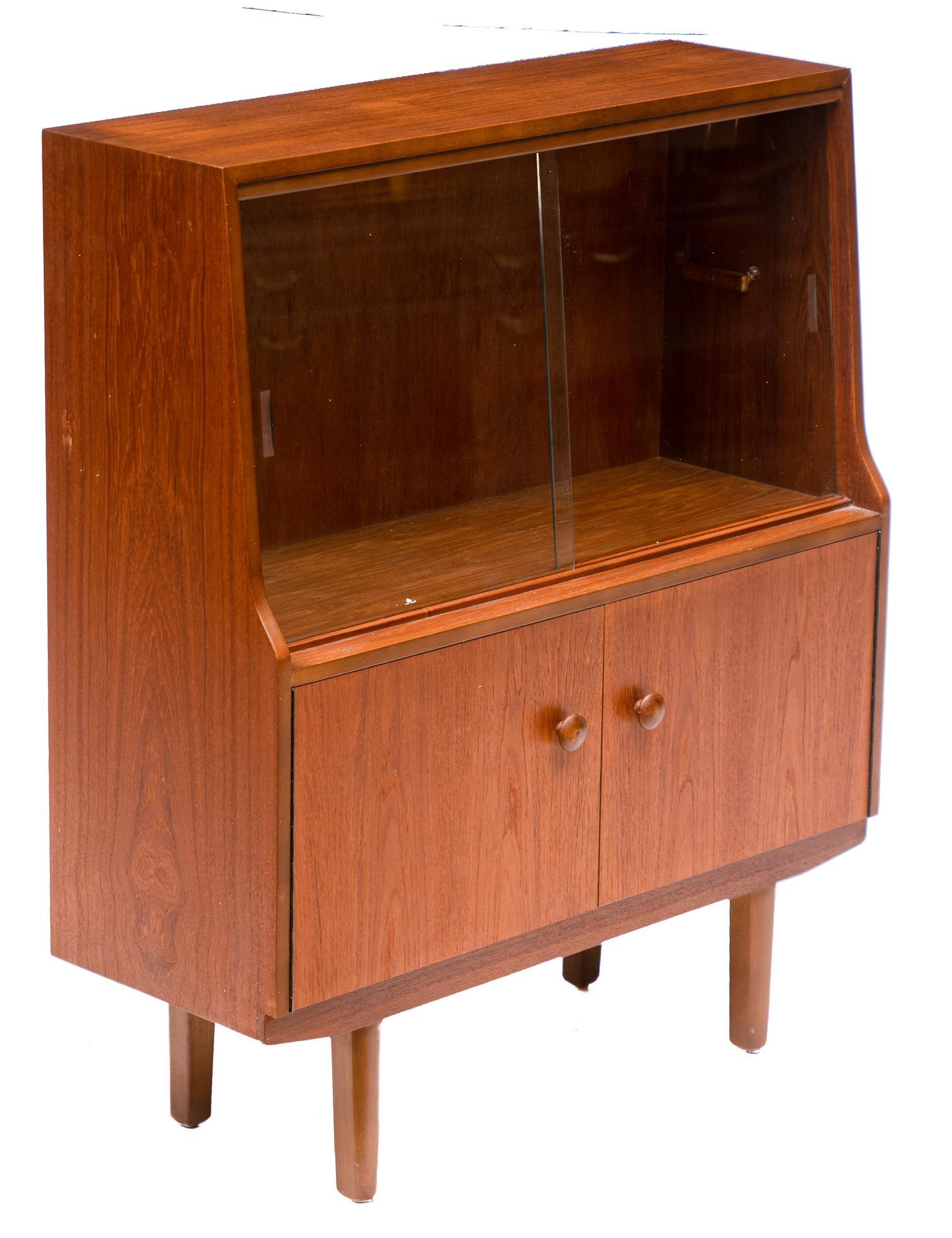 Mid-Century Glazed Bookcase (1 of 4)