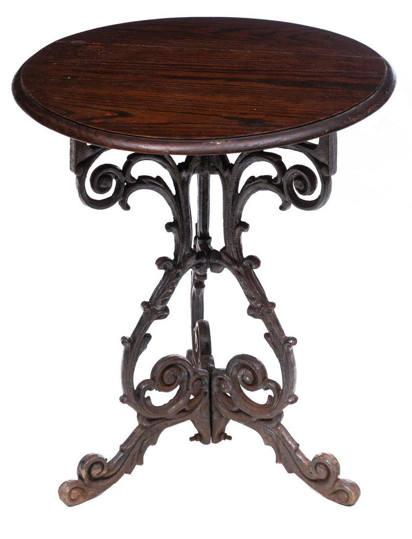 Vintage English Pub Table (1 of 2)