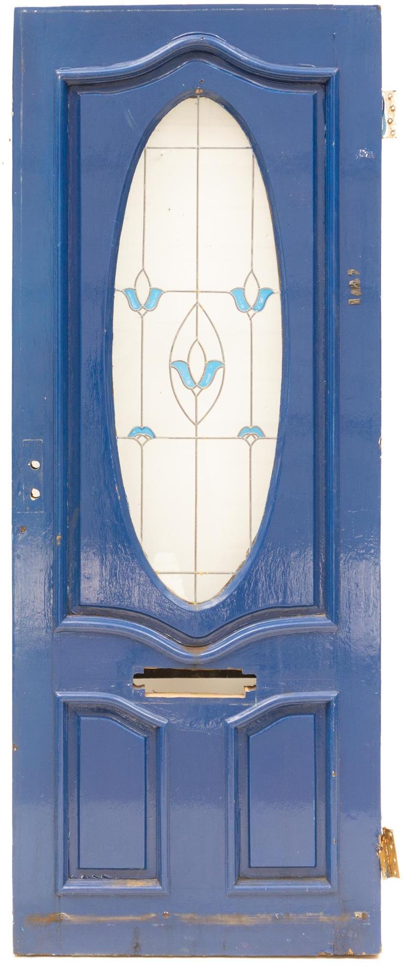Architectural Door with Stained Glass Accents (1 of 2)