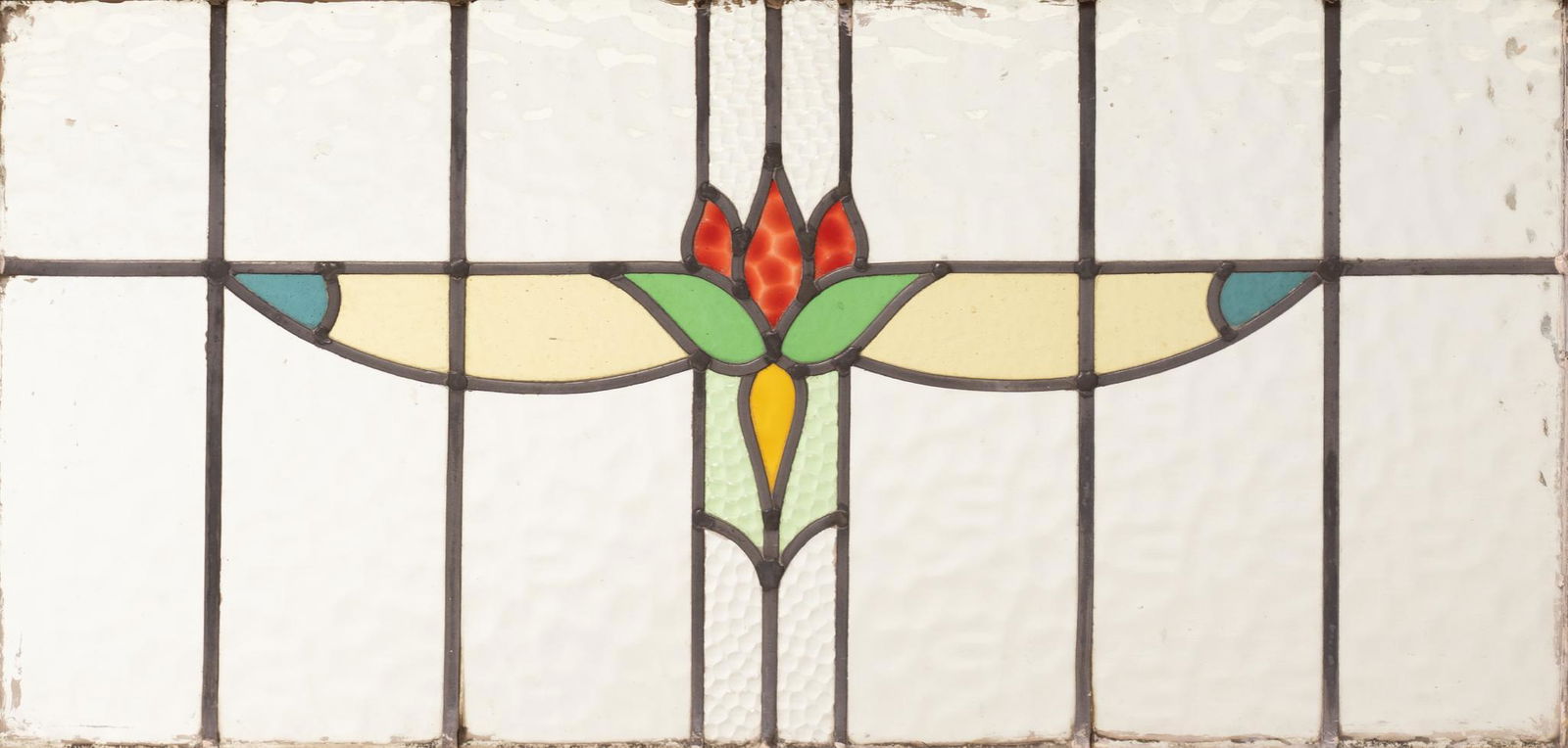 Stained Glass Panel, Art Deco Motif (1 of 4)