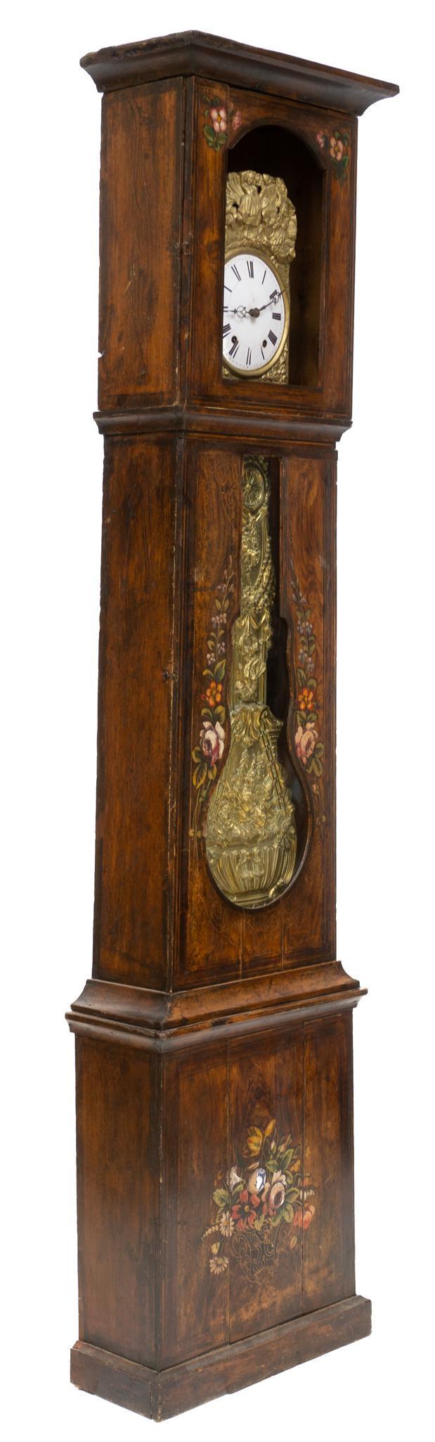 Vintage French Morbier Tall Case Clock (1 of 4)